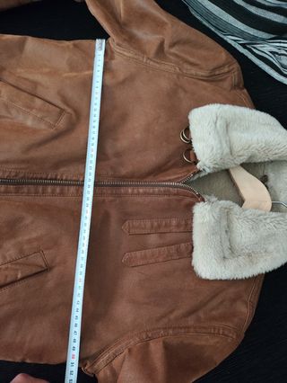 Cazadora piel hombre