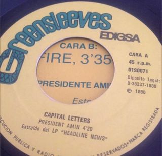 CAPITAL LETTERS: PRESIDENT AMIN