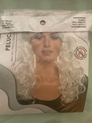 Peluca para disfraz