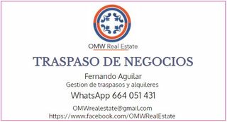 TRASPASO DE NEGOCIOS -GESTIÓN Y ASESORIA-