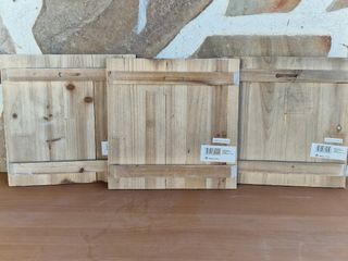 3 cuadros de madera nuevos