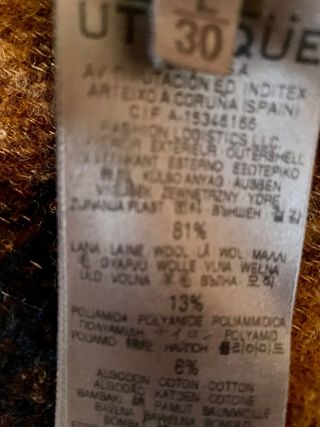 Chaquetón lana uterque
