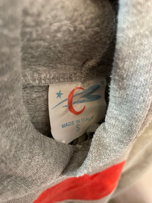 Sudadera gris I love Italia