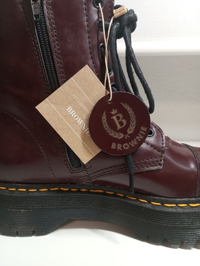 Bota Acordonada Brownie Botas Mujer Botas Cowboy Brownie Hotsell