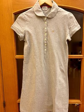 vestido gris pull bear