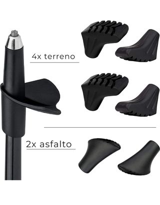 Aste da trekking, 100% carbonio 