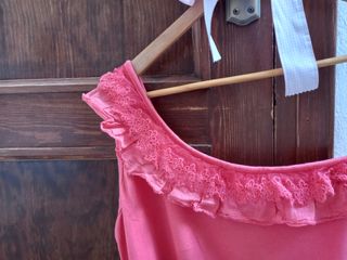 Top asimétrico encaje volante🧡 Lace ruffle top🧡