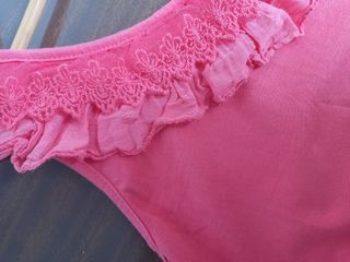 Top asimétrico encaje volante🧡 Lace ruffle top🧡