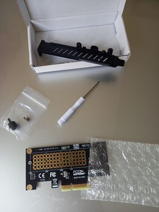 Adaptador M.2 NVME SSD a PCIe 4.0/3.0 4X 64Gbps