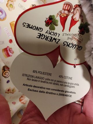 Gnomo fermaporta portafortuna