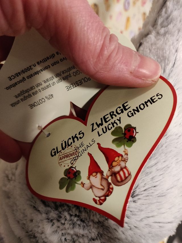 Gnomo fermaporta portafortuna