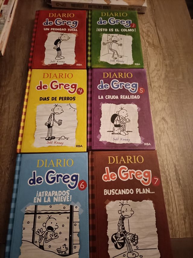 Libros de El diario de Greg del 1 al 7