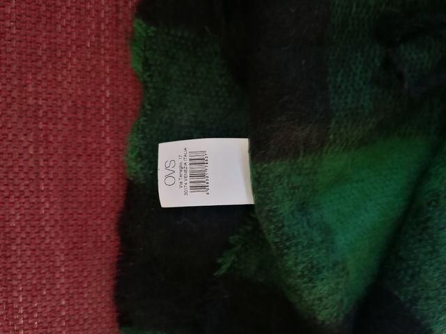 Sciarpa lana nuova quadrettata