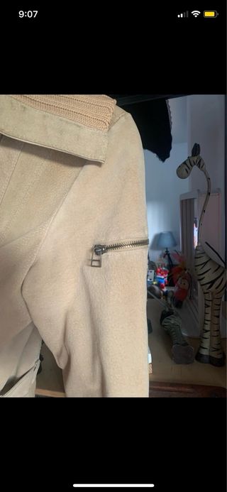 Abrigo piel Stradivarius