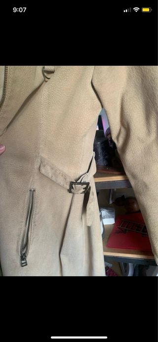 Abrigo piel Stradivarius