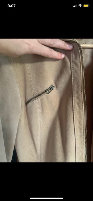 Abrigo piel Stradivarius