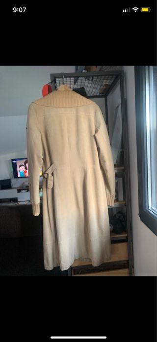 Abrigo piel Stradivarius