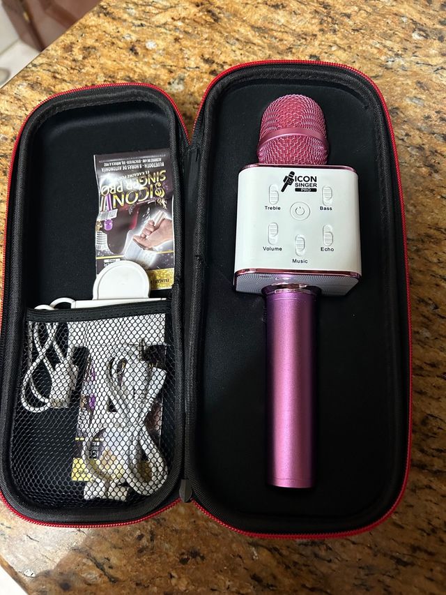 microfono karaoke marca motorola icon singer pro
