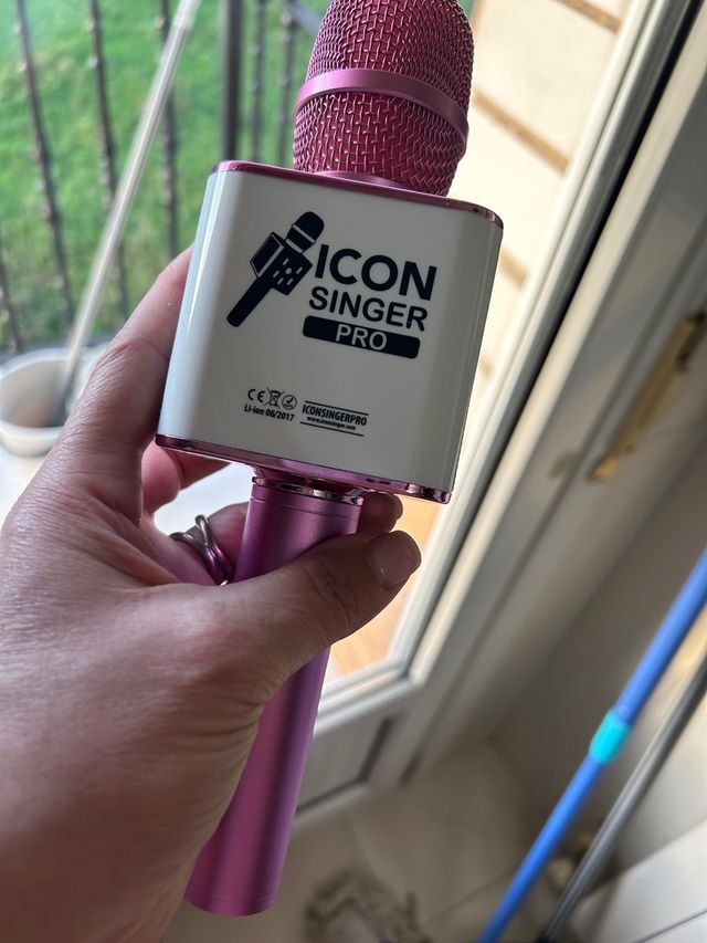 microfono karaoke marca motorola icon singer pro