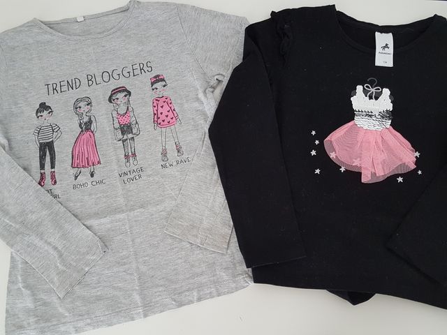 Lote camisetas niña. Talla 8-10 años