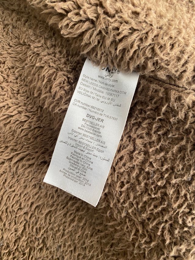 Giacca giaccone parka cachi Only tg M