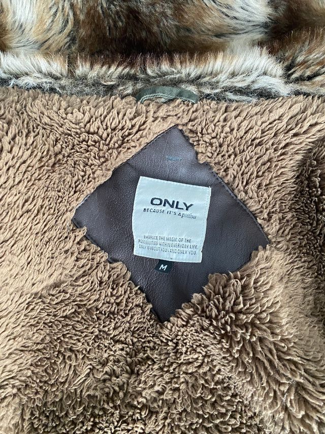 Giacca giaccone parka cachi Only tg M