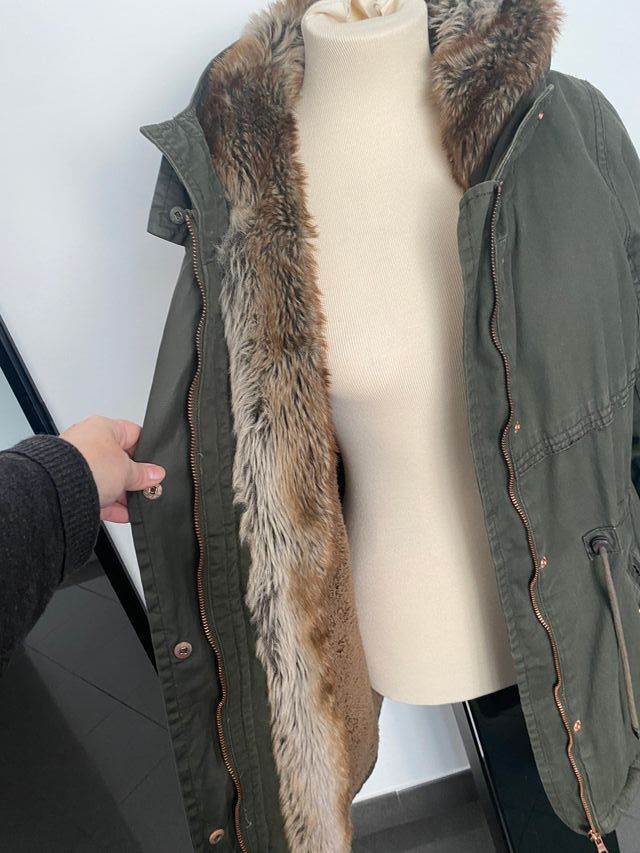 Giacca giaccone parka cachi Only tg M