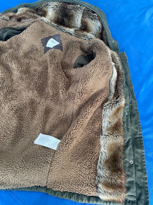 Giacca giaccone parka cachi Only tg M