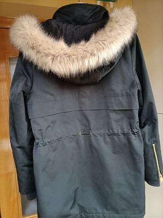 Parka negra de mujer Esprit talla s