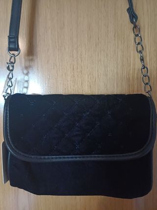 Bolso nuevo terciopelo azul