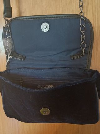 Bolso nuevo terciopelo azul