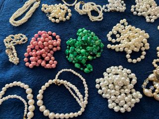 set di collane e bracciali, costumi di carnevale