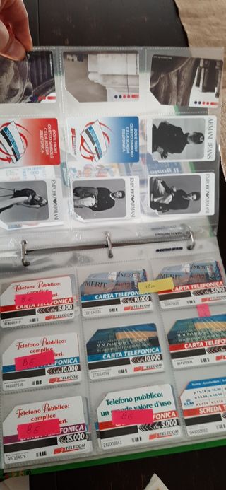 Collezione tessere telefoniche