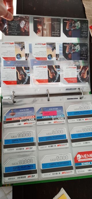 Collezione tessere telefoniche