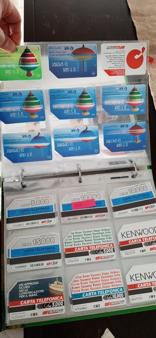Collezione tessere telefoniche