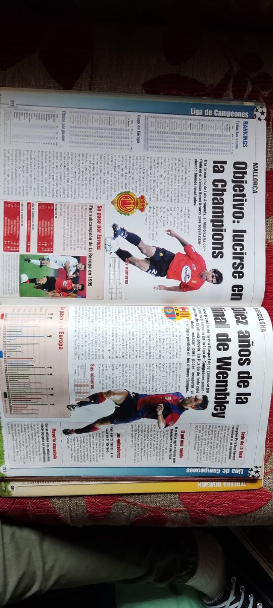 Guias marca liga 98, 00, 01, 02, 03, 04