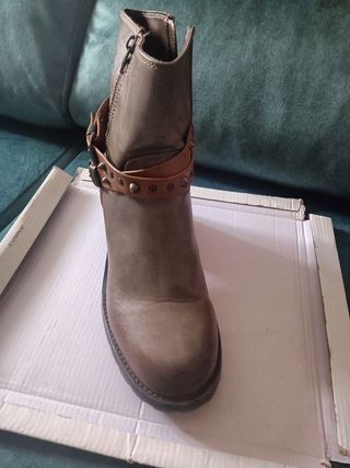 Botines tacón ancho