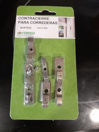 Contracierre para correderas