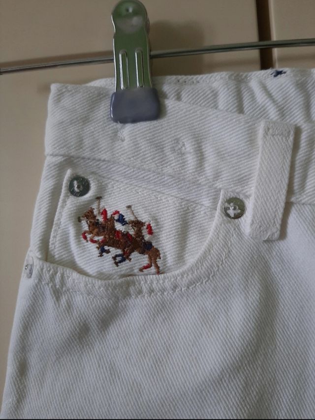Jeans bianchi Ralph Lauren bambino 7 ann