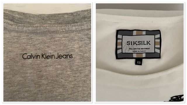 Camisetas Calvin Klein y Siksilk