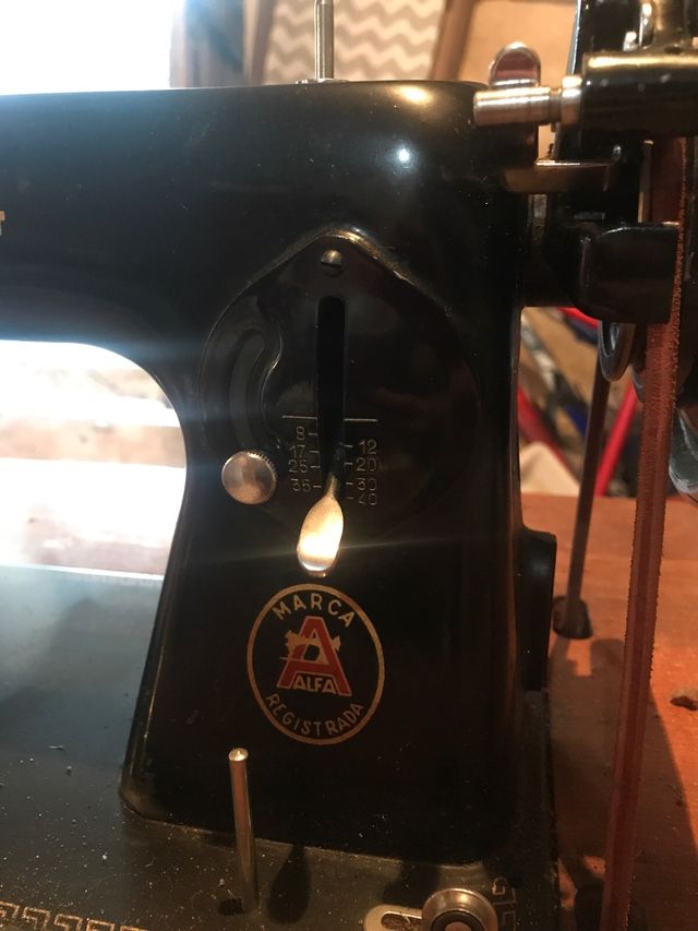 maquina de coser Alfa