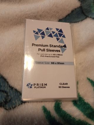 WTS Premium Standard Prism Platinum Pull Sleeves🩵