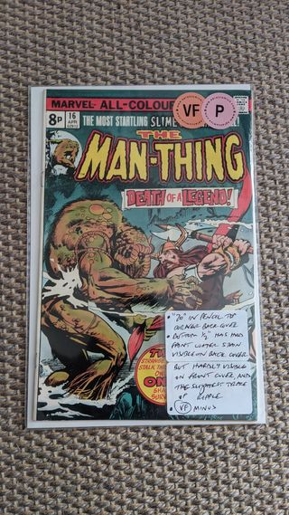 Man Thing 16 Marvel 1975