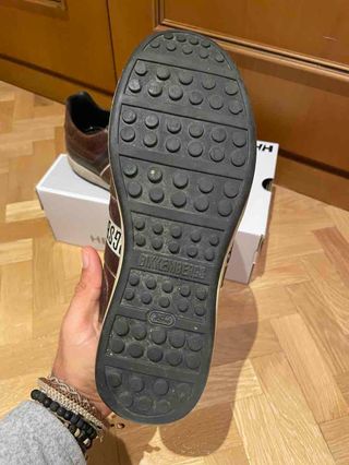 Zapatillas piel marrón Bikkembergs sneakers 42