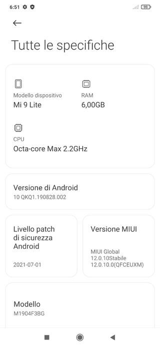 cellulare da sistemare