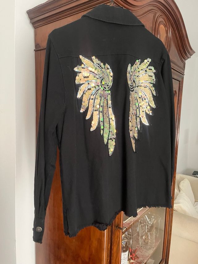 Camisa SUBDUED Vaquera “sobre camisa” negra