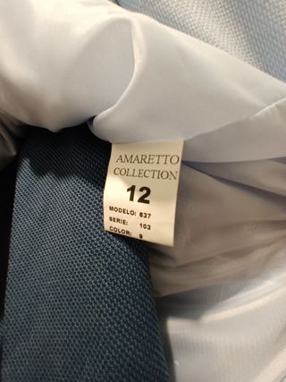 Traje de comunión año pasado 