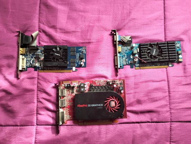 Lote tarjetas gráficas PIEZAS