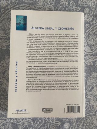 Álgebra Lineal y Geometría