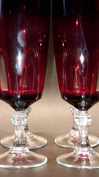 lote copas cava CRISTAL FRANCÉS VINTAGE NUEVAS 